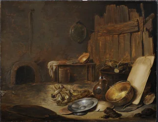 Stilleven in een schuur